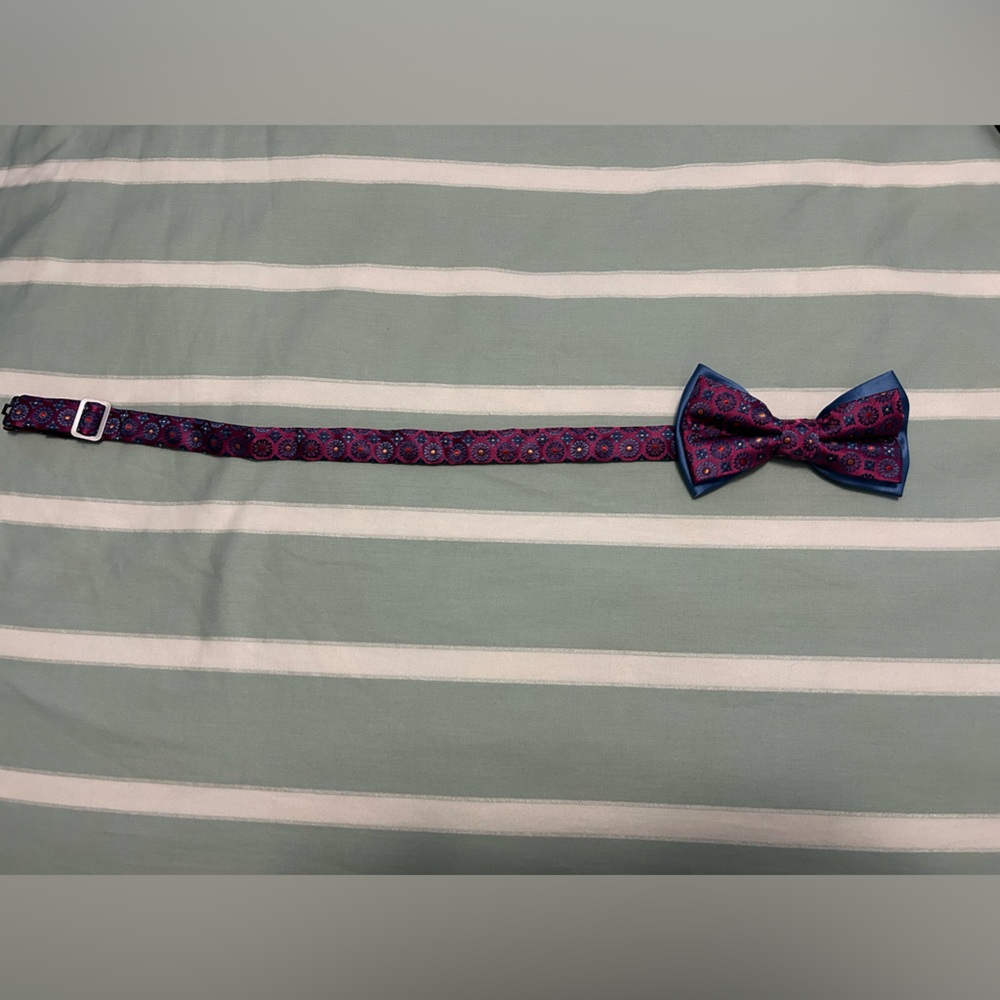 Purple and Blue bow tie